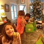 Some lucky recipients of Courtney's home-glistened animal ornaments!