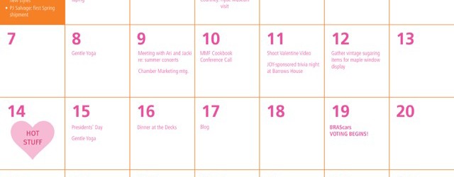 The Calendar – February 2016